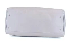 Women's Large PU Leather Weekender Duffel Bag With Satin Interior - Big 22" Carry-On Size - Light Grey -Travelpro Shop 21RerP69kuL