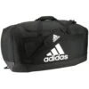 Adidas Defender 4 Large Duffel Bag, Black/White, One Size