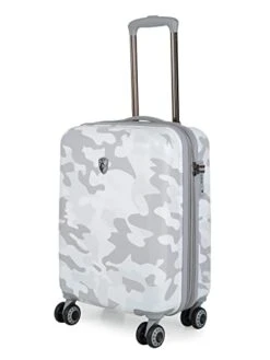 Heys Black Camo 21" Carry On Spinner Luggage (White) -Travelpro Shop 312ieESK DL