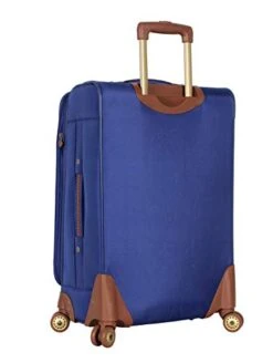 Caribbean Joe Castaway Designer Luggage - 4 Piece Softside Expandable Lightweight Spinner Suitcases- Travel Set Includes Tote Bag, 20-Inch Carry On, 24 Inch And 28-Inch Suitcases (Royal Blue) -Travelpro Shop 313RCVhrdnL