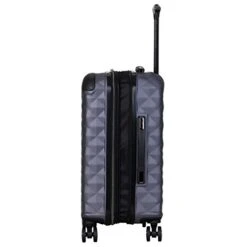 Kenneth Cole Reaction Diamond Tower Luggage Collection Lightweight Hardside Expandable 8-Wheel Spinner Travel Suitcase, Smokey Purple, 20-Inch Carry On -Travelpro Shop 315D3P 7aAL