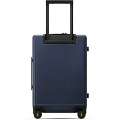 LEVEL8 Elegance Matte Carry-On Luggage, 20” Hardside Suitcase, Lightweight PC Matte Hardshell Spinner Trolley For Luggage, TSA Approved Cabin Luggage With 8 Spinner Wheels-Navy Blue, 20-Inch Carry-On -Travelpro Shop 3168jmkDIZL