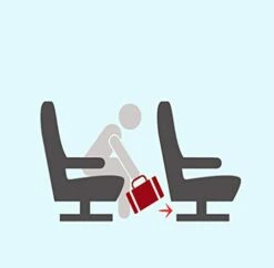 Boardingblue Under Seat 18" Duffel Bag Personal Item For Spirit & Frontier Airlines + Bonus.(Red -Travelpro Shop 31C939EWo9L