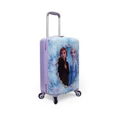 Disney Frozen II Anna Elsa Luggage Hard Side Tween Spinner Rolling Suitcase For Kids Carry-On Travel Trolley - 20 Inch -Travelpro Shop 31CMhDIz7SL