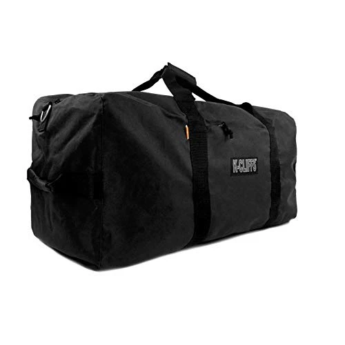 Heavy Duty Cargo Duffel Large Sport Gear Drum Set Equipment Hardware Travel Bag Rooftop Rack Bag (21" X 10" X 9", Black) 3 Heavy Duty Cargo Duffel Large Sport Gear Drum Set Equipment Hardware Travel Bag Rooftop Rack Bag (21" X 10" X 9", Black) - Image 3