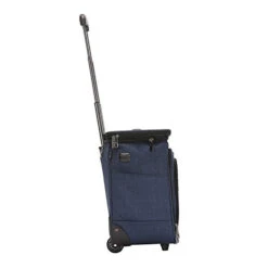 Travelers Club Luggage 16" Top Expandable Rolling Underseater W/USB Port, Blue Suitcase, Carry-On, Navy -Travelpro Shop 31Ev4zSBENL