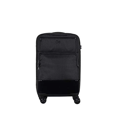 Cloe Carry-On 20 Inch Hybrid Luggage With 360º-spinner Wheels In Black Color 1 Cloe Carry-On 20 Inch Hybrid Luggage With 360º-spinner Wheels In Black Color
