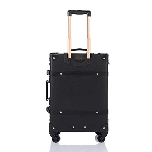 COTRUNKAGE Spinner Vintage Luggage PASCO Carry On Suitcase With TSA Lock (20", Black/Black) 5 COTRUNKAGE Spinner Vintage Luggage PASCO Carry On Suitcase With TSA Lock (20", Black/Black) - Image 5