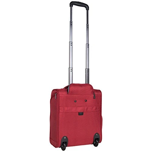 Kenneth Cole Reaction Lincoln Square 16" 1680d Polyester 2-Wheel Underseater Carry-on, Red 11 Kenneth Cole Reaction Lincoln Square 16" 1680d Polyester 2-Wheel Underseater Carry-on, Red - Image 11