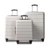 Luggage Sets Suitcase Lightweight TSA Lock Spinner White
