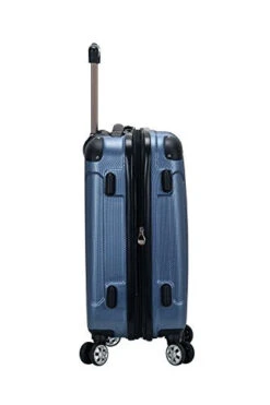 Rockland London Hardside Spinner Wheel Luggage, Blue, Carry-On 20-Inch -Travelpro Shop 31ZWcnDJ7eL
