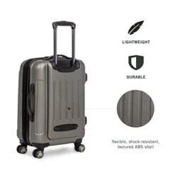 Kenneth Cole Reaction Renegade 20" ABS Expandable 8-Wheel Carry-On, Silver, Inch 11 Kenneth Cole Reaction Renegade 20" ABS Expandable 8-Wheel Carry-On, Silver, Inch -Travelpro Shop 31hAMr1hYqL