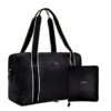 Paravel Foldable Travel Duffle Bag | Derby Black | Lightweight Carry On Bag