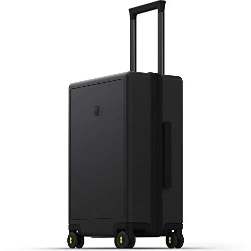 LEVEL8 Carry-On Luggage, 20” Hardshell Suitcase, Lightweight PC Textured Hardside Spinner Trolley For Luggage, TSA Approved Cabin Luggage With 8 Spinner Wheels, Black, 20-Inch Carry-On 1 LEVEL8 Carry-On Luggage, 20” Hardshell Suitcase, Lightweight PC Textured Hardside Spinner Trolley For Luggage, TSA Approved Cabin Luggage With 8 Spinner Wheels, Black, 20-Inch Carry-On