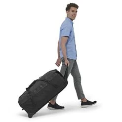 Briggs & Riley Extra Large Softside 2-Wheel Rolling Duffel, Black, 32" -Travelpro Shop 31xCapsiSOL