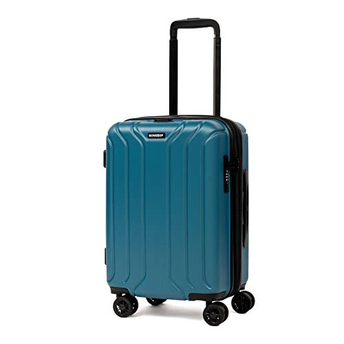 NONSTOP Luggage Expandable Spinner Wheels Hard Side Shell Travel Suitcase Set 3 Piece Lightweight With TSA Lock And Double USB Port, NEW YORK Collection (Teal, 3-Piece Set (20/24/28) W/Power Bank) 5 NONSTOP Luggage Expandable Spinner Wheels Hard Side Shell Travel Suitcase Set 3 Piece Lightweight With TSA Lock And Double USB Port, NEW YORK Collection (Teal, 3-Piece Set (20/24/28) W/Power Bank) - Image 5