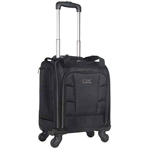 Kenneth Cole Reaction 18" Lightweight Multi-Pocket Anti-Theft RFID 14.1" Laptop & Tablet Underseater Carry-On With USB Charging Port, Black 1 Kenneth Cole Reaction 18" Lightweight Multi-Pocket Anti-Theft RFID 14.1" Laptop & Tablet Underseater Carry-On With USB Charging Port, Black