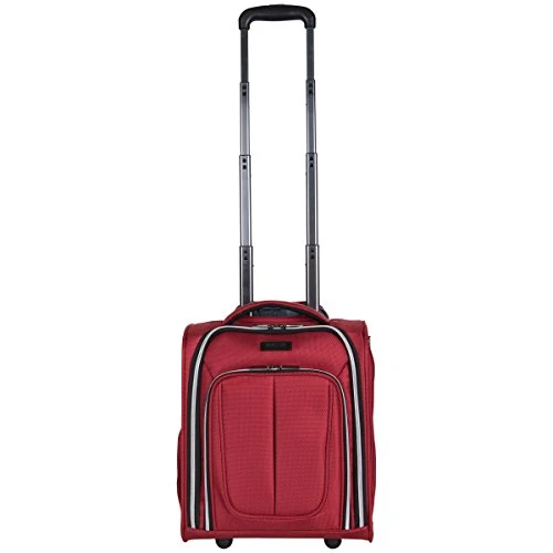 Kenneth Cole Reaction Lincoln Square 16" 1680d Polyester 2-Wheel Underseater Carry-on, Red 9 Kenneth Cole Reaction Lincoln Square 16" 1680d Polyester 2-Wheel Underseater Carry-on, Red - Image 9