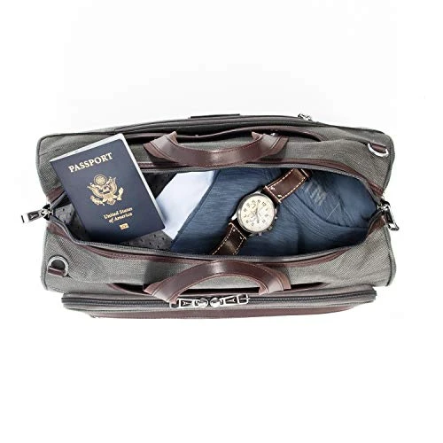 Travelpro Plaitnum Elite-Regional Underseat Duffel Bag, Vintage Grey, One Size 4 Travelpro Plaitnum Elite-Regional Underseat Duffel Bag, Vintage Grey, One Size - Image 4