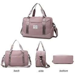 FOAN & MABLE Womens Travel Bags, Weekender Carry On For Women, Sports Gym Bag, Workout Duffel Bag, Overnight Shoulder Bag Fit 15.6 Inch Laptop Pink Large 9 FOAN & MABLE Womens Travel Bags, Weekender Carry On For Women, Sports Gym Bag, Workout Duffel Bag, Overnight Shoulder Bag Fit 15.6 Inch Laptop Pink Large -Travelpro Shop 4113UqfPE5L