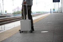 ALEON 16" Aluminum Vertical Underseat Carry-On Luggage Or Business Briefcase -Travelpro Shop 411qNC 4mNL