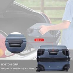 Verdi Luggage Set 3 Piece - Lightweight With USB Port Hardside Carry On Suitcase - Includes Expandable 20 Inch Carry On, 24In/TSA-Approved Lock 28In Checked Bag With 8-Wheel Rolling Spinner -Travelpro Shop 41270amHXTL