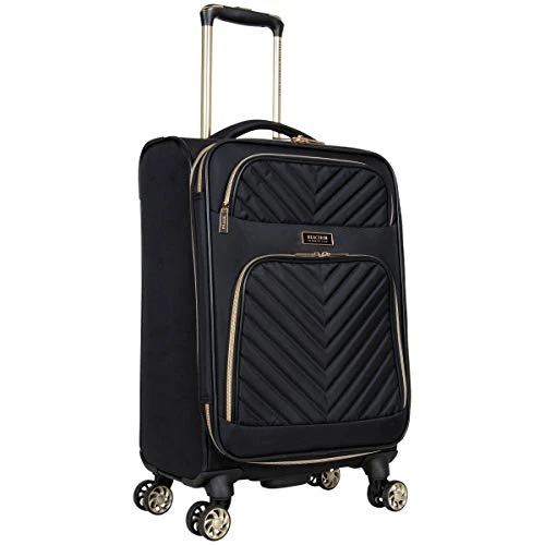 Kenneth Cole Reaction Women's Chelsea Luggage Chevron Softside 8-Wheel Spinner Expandable Suitcase Collection, Black, 2pc Bundle (Carry On+Backpack) 10 Kenneth Cole Reaction Women's Chelsea Luggage Chevron Softside 8-Wheel Spinner Expandable Suitcase Collection, Black, 2pc Bundle (Carry On+Backpack) - Image 10
