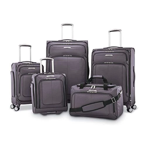 Samsonite SoLyte DLX Underseat Wheeled Carry-On (Mineral Grey) 3 Samsonite SoLyte DLX Underseat Wheeled Carry-On (Mineral Grey) - Image 3
