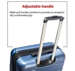 AOUZE Practical Luggage Suitcase Lightweight Expandable Lock Rotator 20 Inches 24 Inches 28 Inches Ultra-Lightweight But Very Durable Suitable For Outdoor Use (Color : Blue) -Travelpro Shop 415YDv81DdS