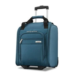 Samsonite Advena Underseat Carry On Luggage With Wheels, Teal
