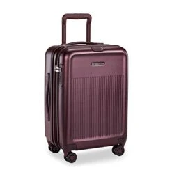 Briggs & Riley Sympatico Hardside International Spinner Luggage, Plum, 21-Inch Carry-On -Travelpro Shop 416mINv2LgL
