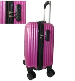 BoardingBlue China-US Airlines Spinner Free Carry On Under Seat Personal Item (Pink) -Travelpro Shop 416zJ0kBueL