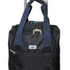 BoardingBlue Rolling Personal Item Under Seat For American, Spirit Frontier Airlines Black W Navy