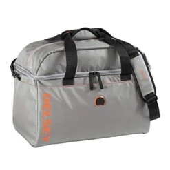 DELSEY Paris Egoa Travel Duffel Bag Made From 100% Recycled Materials, Light Gray, 18 Inch -Travelpro Shop 417SiWGJVkL