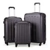 Sandinrayli 3 Pcs Luggage Set, Lightweight & Durable Travel Suitcase With Spinner Wheels, 20” 24” 28” Hardside Spinner Set