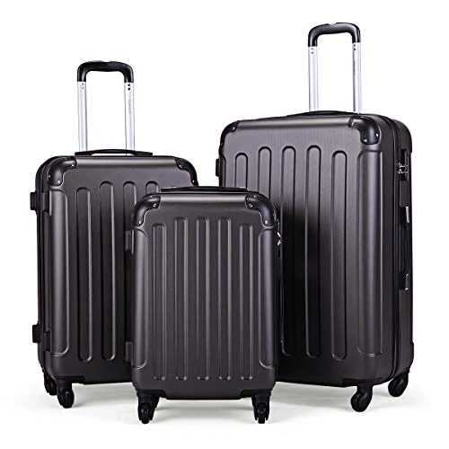 Sandinrayli 3 Pcs Luggage Set, Lightweight & Durable Travel Suitcase With Spinner Wheels, 20” 24” 28” Hardside Spinner Set 1 Sandinrayli 3 Pcs Luggage Set, Lightweight & Durable Travel Suitcase With Spinner Wheels, 20” 24” 28” Hardside Spinner Set