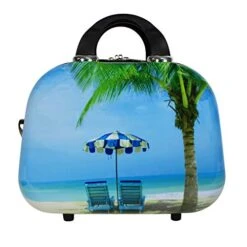 World Traveler Palm Tree Hardside 2-Piece Carry-On Spinner Luggage Set, One_Size -Travelpro Shop 418aHyeJOFL