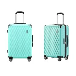 JOYWAY JOYWAY 3 Pcs Luggage Set Hardside Lightweight Spinner Suitcase With TSA Lock (green) -Travelpro Shop 418iXPMXOGS