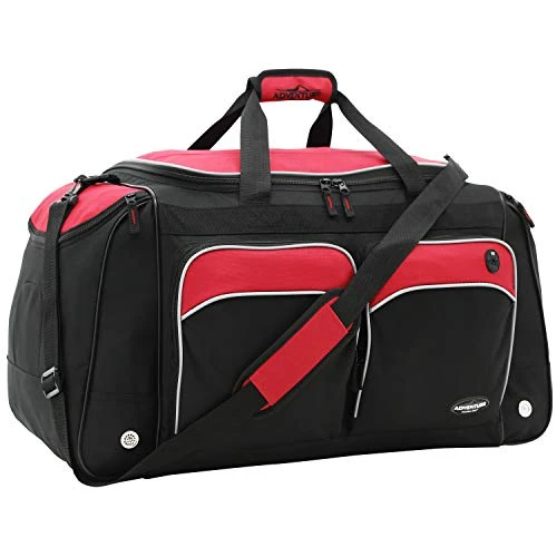 Travelers Club Adventure Travel Duffel Bag, Red, 28 Inch 2 Travelers Club Adventure Travel Duffel Bag, Red, 28 Inch - Image 2