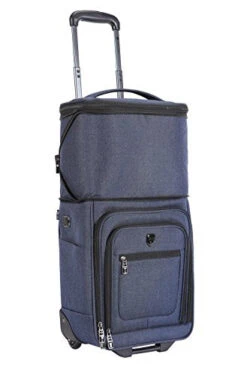 Travelers Club Top Expandable +50% Capacity Luggage With USB Port, Navy Blue, 17" Underseat Carry-On -Travelpro Shop 419lQ7sUw4L