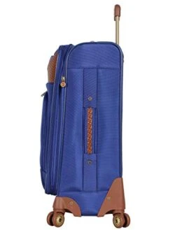 Caribbean Joe Castaway Designer Luggage - 4 Piece Softside Expandable Lightweight Spinner Suitcases- Travel Set Includes Tote Bag, 20-Inch Carry On, 24 Inch And 28-Inch Suitcases (Royal Blue) -Travelpro Shop 41B8MbZ gnL