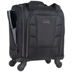 Kenneth Cole Reaction 18" Lightweight Multi-Pocket Anti-Theft RFID 14.1" Laptop & Tablet Underseater Carry-On With USB Charging Port, Black 22 Kenneth Cole Reaction 18" Lightweight Multi-Pocket Anti-Theft RFID 14.1" Laptop & Tablet Underseater Carry-On With USB Charging Port, Black -Travelpro Shop 41BOnKVuqpL