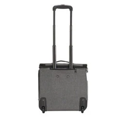 Travelers Club Luggage 16" Top Expandable Rolling Underseater W/USB Port, Dark Gray Suitcase, -Travelpro Shop 41CEgbUc7NL