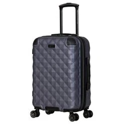 Kenneth Cole Reaction Diamond Tower Luggage Collection Lightweight Hardside Expandable 8-Wheel Spinner Travel Suitcase, Smokey Purple, 20-Inch Carry On -Travelpro Shop 41DvheAfmtL