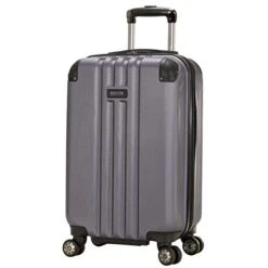 Kenneth Cole Reaction Reverb 20" Carry-On Expandable Luggage Lightweight Hardside 8-Wheel Spinner Travel Suitcase Bag, Smokey Purple, Inch 19 Kenneth Cole Reaction Reverb 20" Carry-On Expandable Luggage Lightweight Hardside 8-Wheel Spinner Travel Suitcase Bag, Smokey Purple, Inch -Travelpro Shop 41EjmdjjpaL
