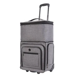Travelers Club Luggage 16" Top Expandable Rolling Underseater W/USB Port, Dark Gray Suitcase, -Travelpro Shop 41F 3Qz b4L 89661330 39b1 4de8 8ad2 7bca1c5da2e6