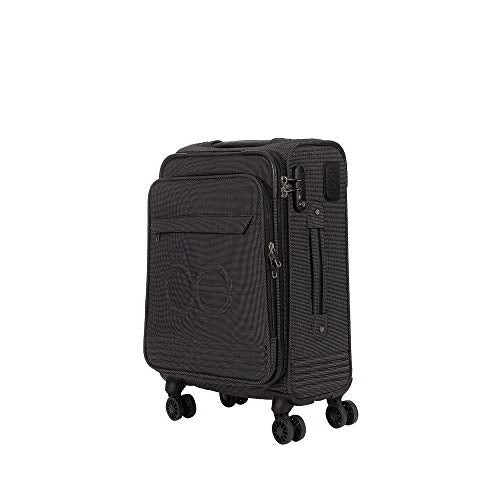 Cloe Carry-On 20 Inch Luggage With 360º-spinner Wheels In Black Color 3 Cloe Carry-On 20 Inch Luggage With 360º-spinner Wheels In Black Color - Image 3