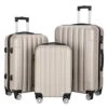 Luggage Set 20" 24" 28" 3 Piece Hardside Suitcase With Spinner Wheel TSA Lock Lightweight Carry On