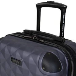 Kenneth Cole Reaction Diamond Tower Luggage Collection Lightweight Hardside Expandable 8-Wheel Spinner Travel Suitcase, Smokey Purple, 20-Inch Carry On -Travelpro Shop 41KHJ0cqtHL