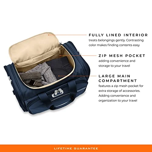 Briggs & Riley Underseat Duffle Bag, Navy 15 Briggs & Riley Underseat Duffle Bag, Navy - Image 15